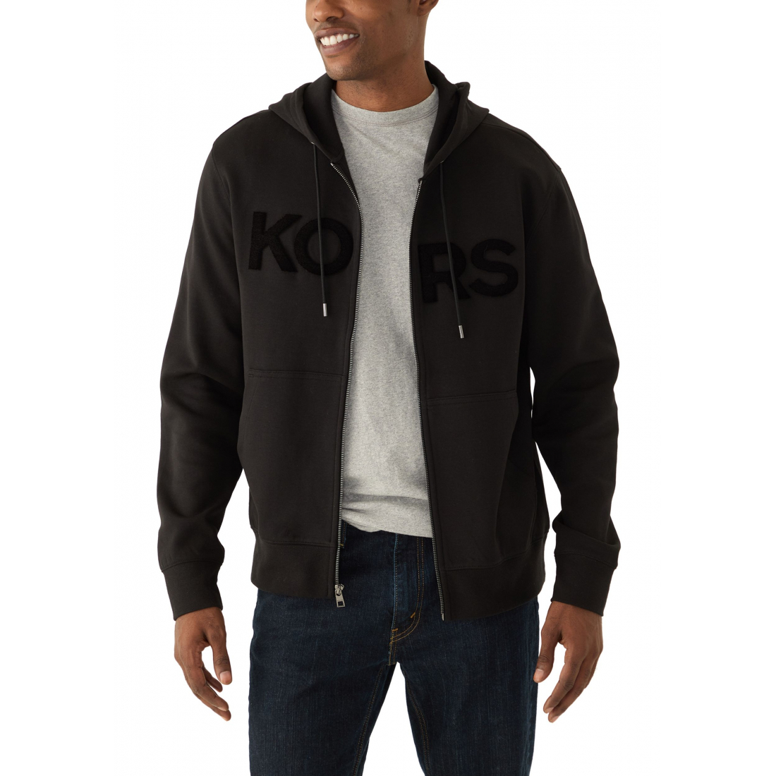 Men's 'Tufted Logo Full Zip' Sweatshirt