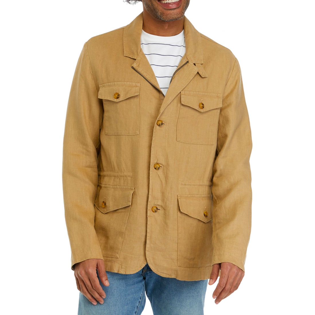 'Linen Safari Jacket' pour Hommes
