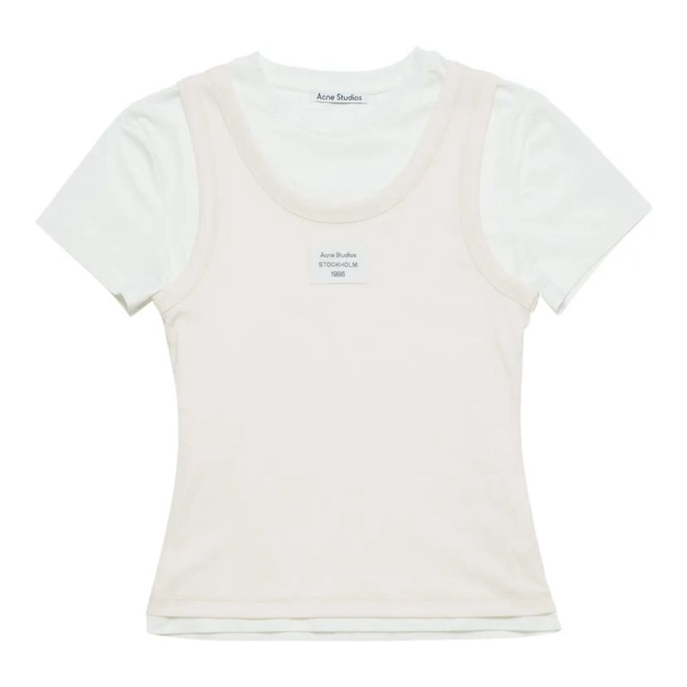 T-shirt 'Logo-Patch' pour Femmes