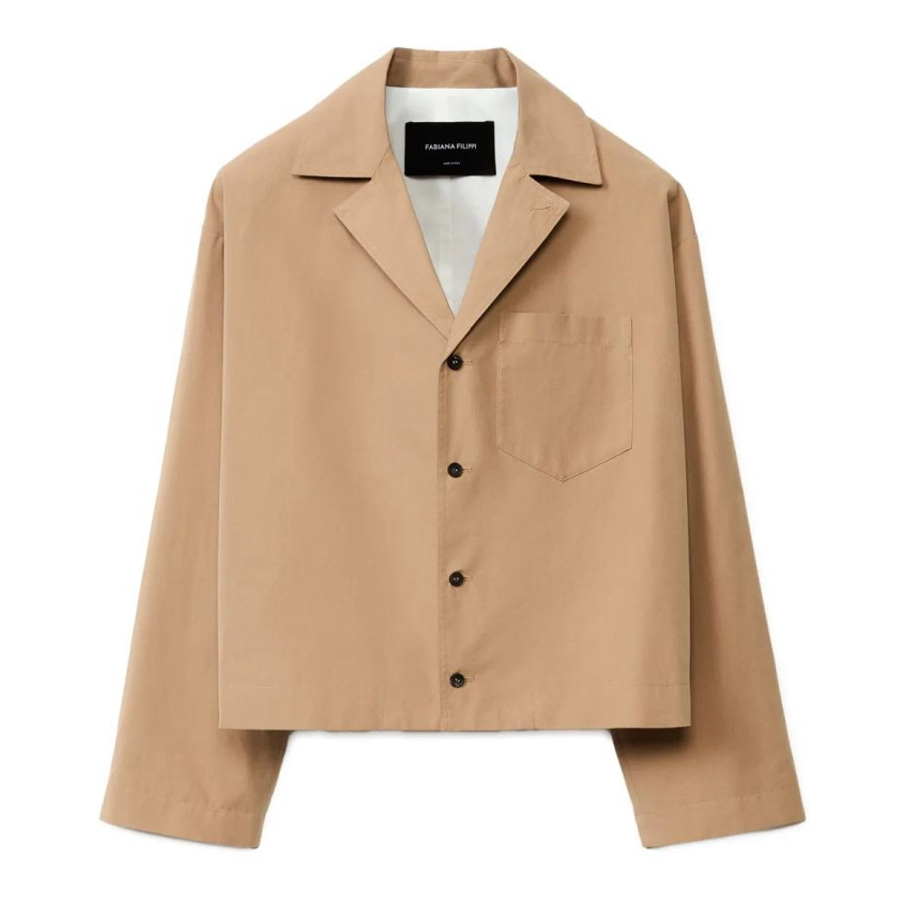 Veste 'Cotton Cropped' pour Femmes