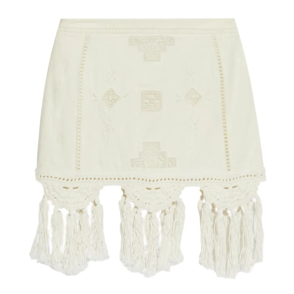 Women's 'Sandra Macramé' Mini Skirt