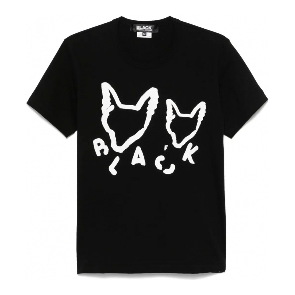 T-shirt 'Cat-Print' pour Hommes