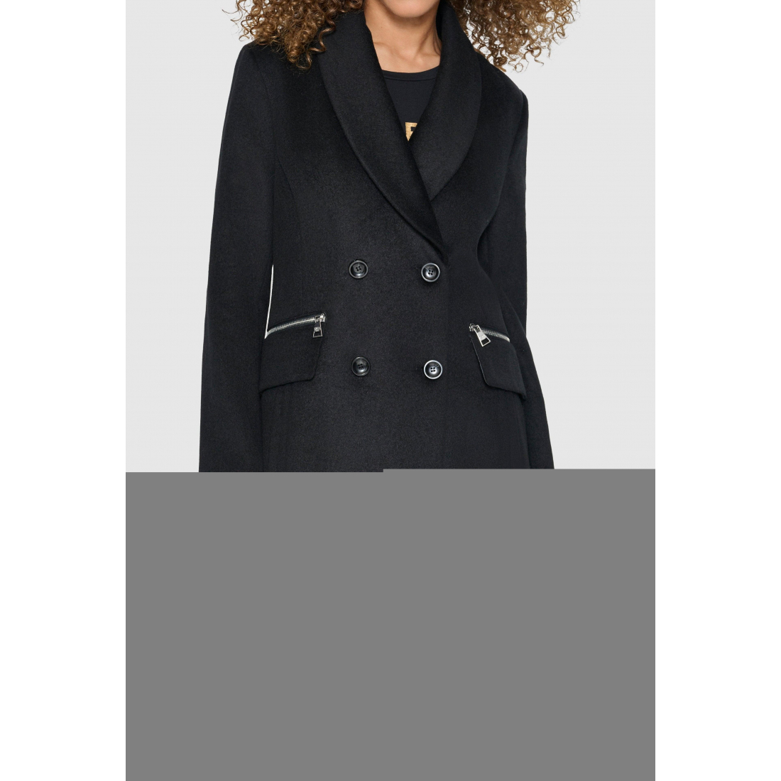 Manteau 'Double Breasted Shawl Collar' pour Femmes