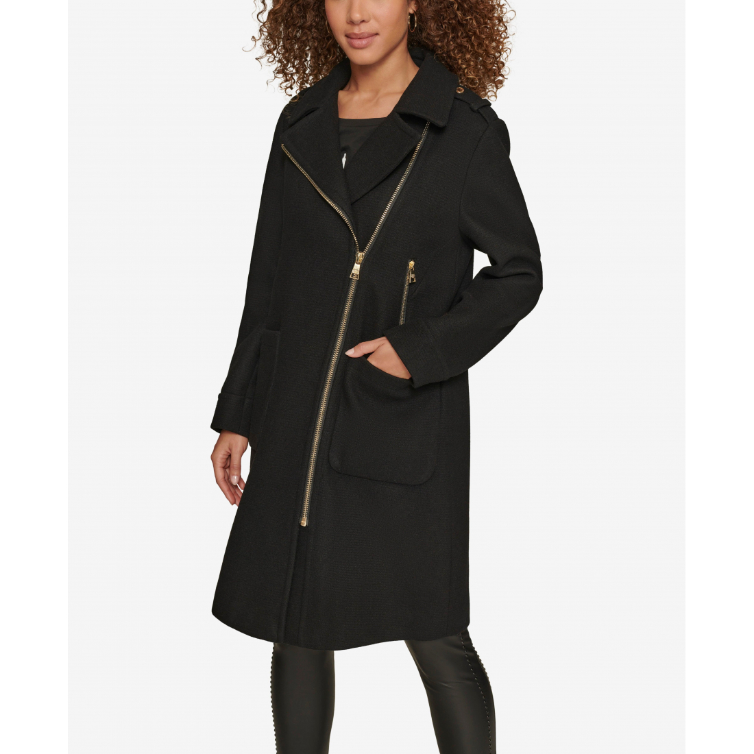 Manteau 'Asymmetrical Patch Pocket' pour Femmes