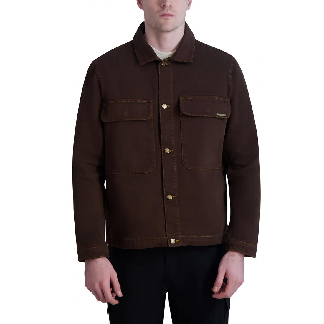 Veste 'Garment Dyed With Large Chest Pockets' pour Hommes