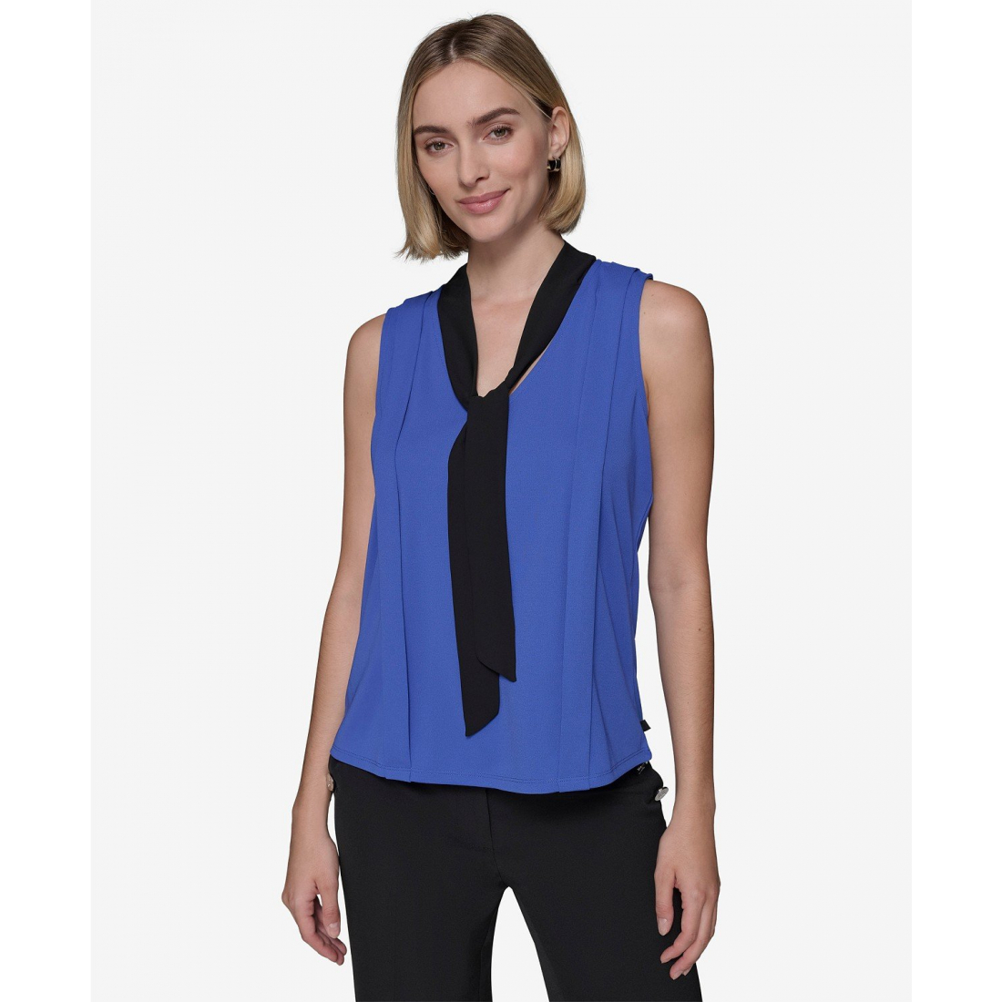 'Tie-Neck' Bluse für Damen