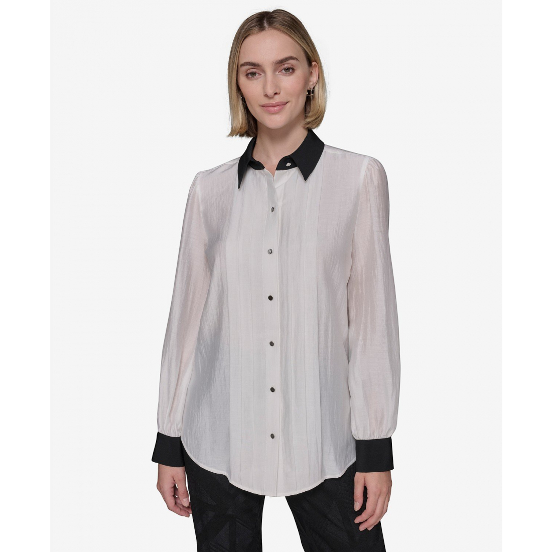 'Pintucked' Bluse für Damen