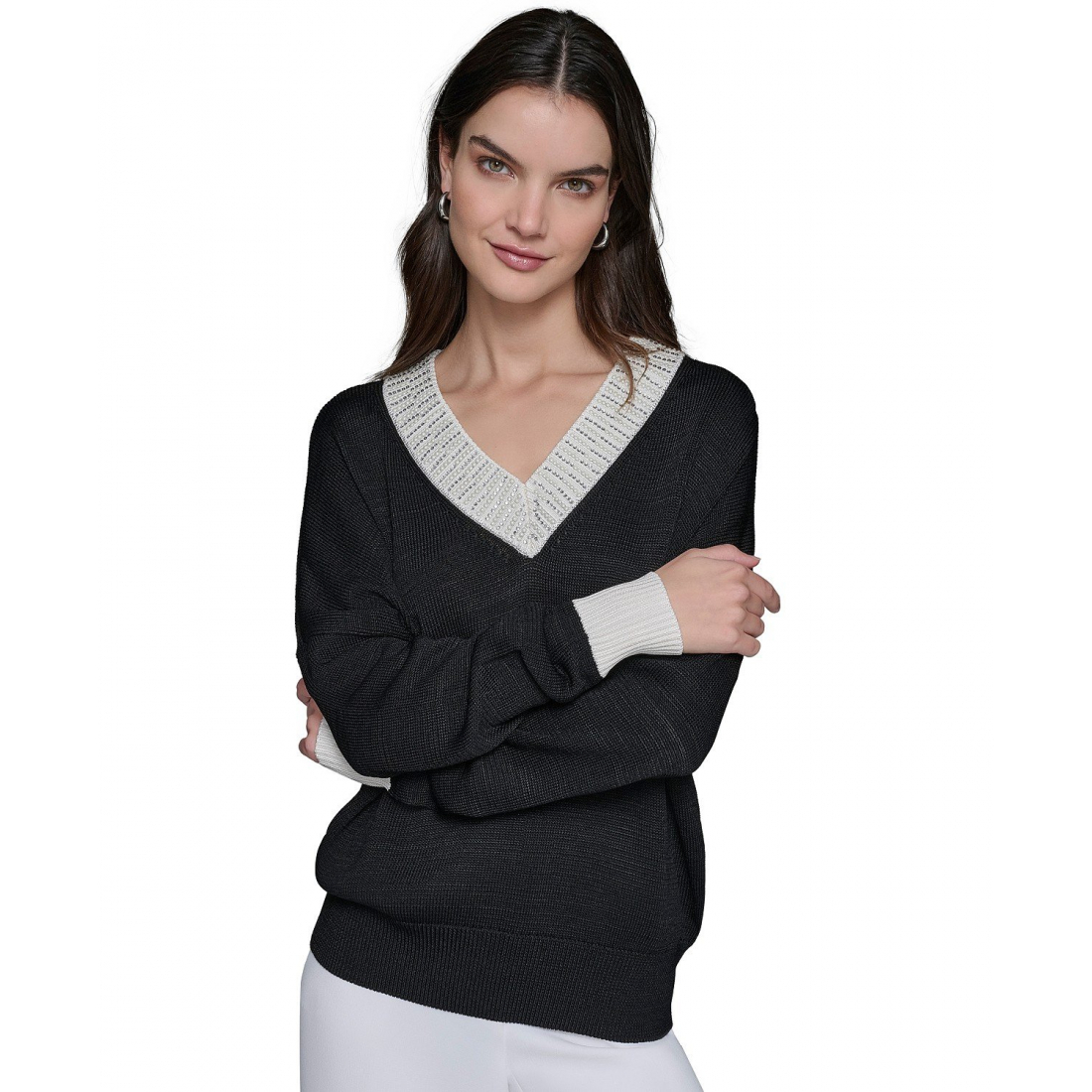 Women's 'Embellished V-Neck'