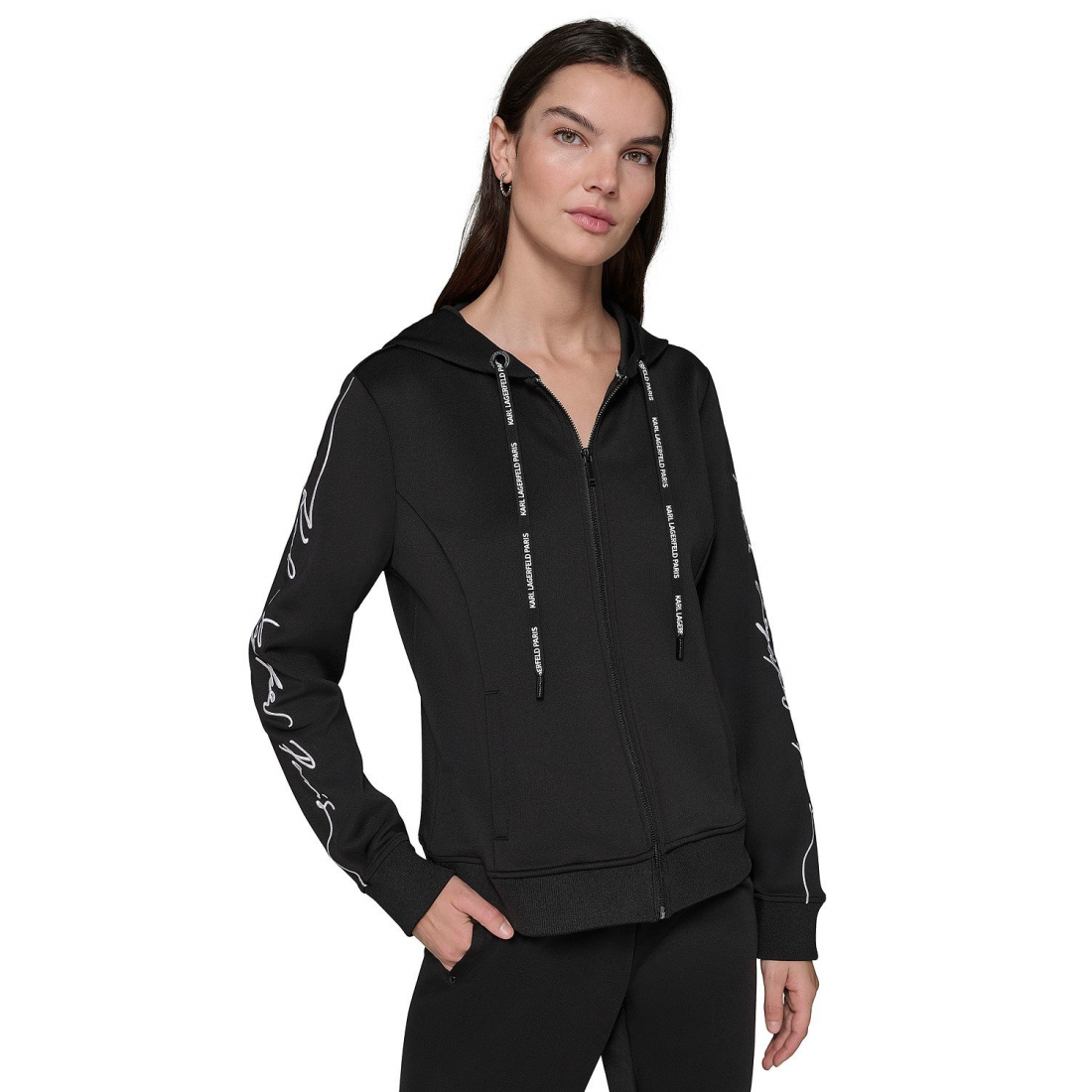 Women's 'Script-Logo Full-Zip' Hoodie