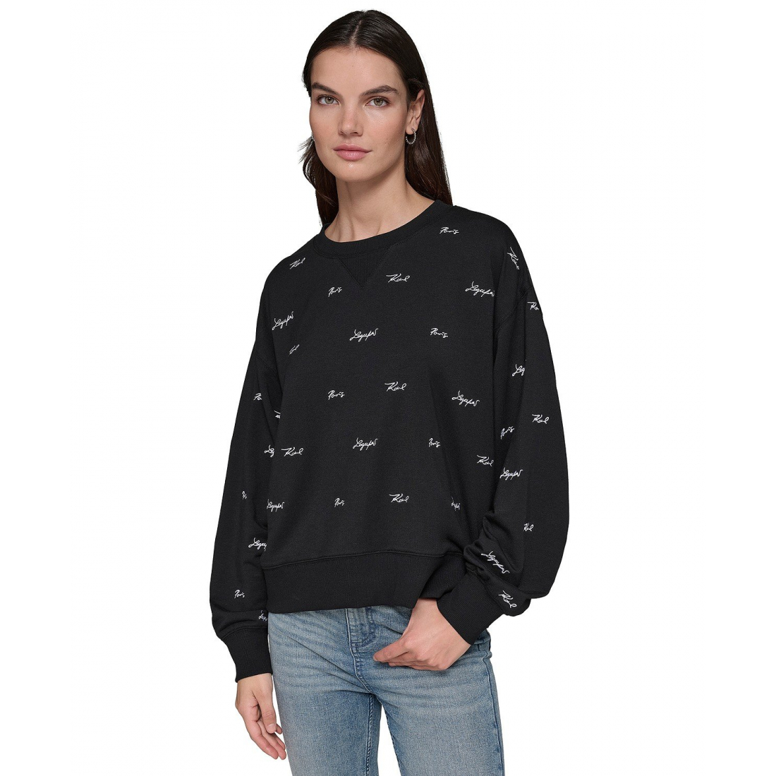 Women's 'Script Logo Crewneck' Sweatshirt