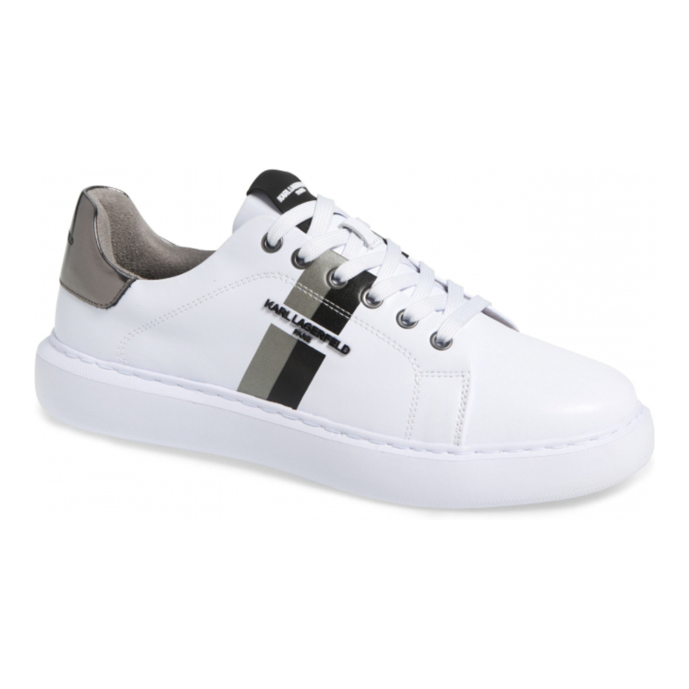 Men's 'Side Stripe Logo' Sneakers