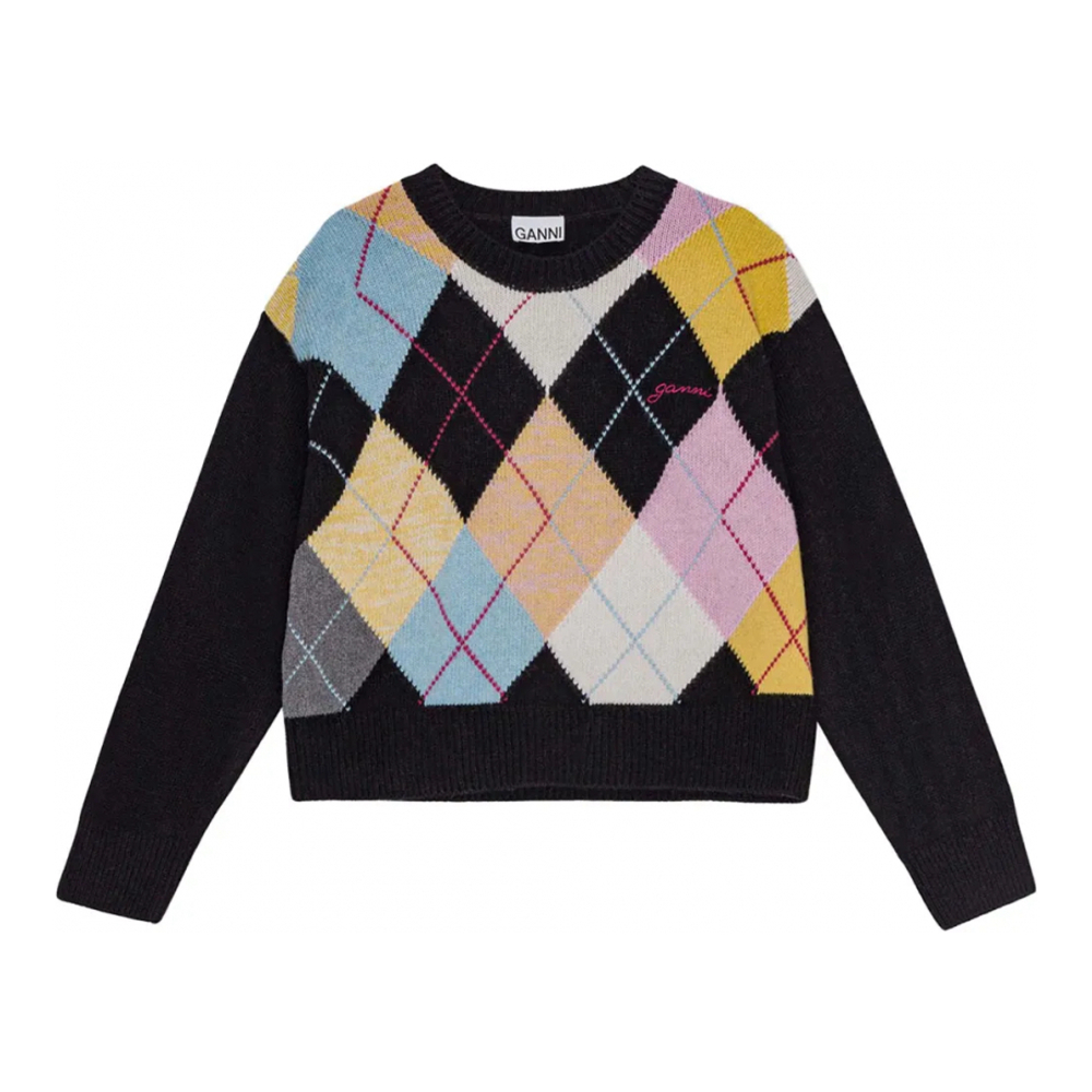 Pull 'Diamond-Pattern' pour Femmes