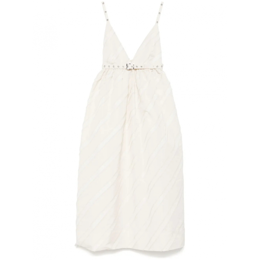 Robe Midi 'Stripe-Pattern' pour Femmes