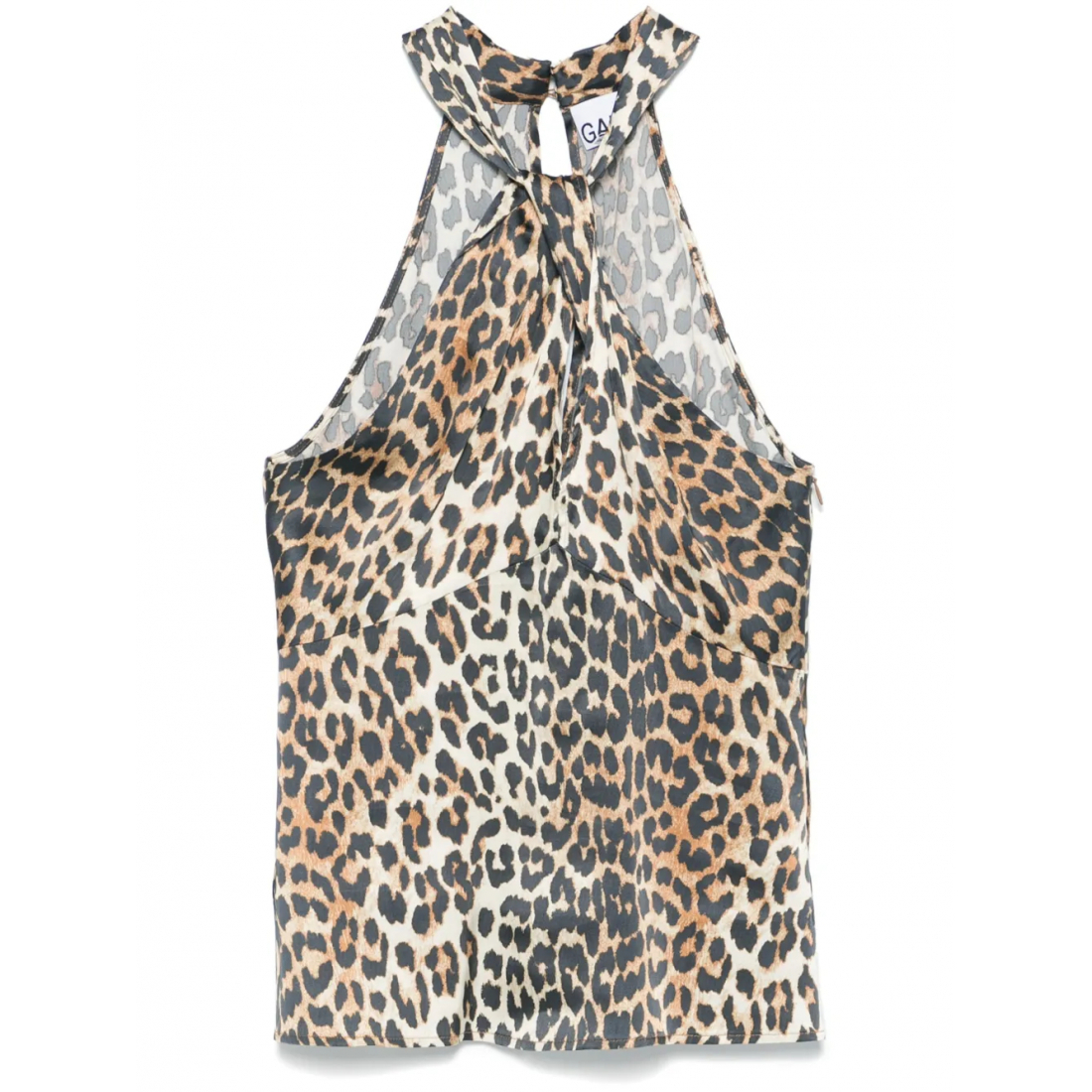 Top dos nu 'Leopard-Print' pour Femmes