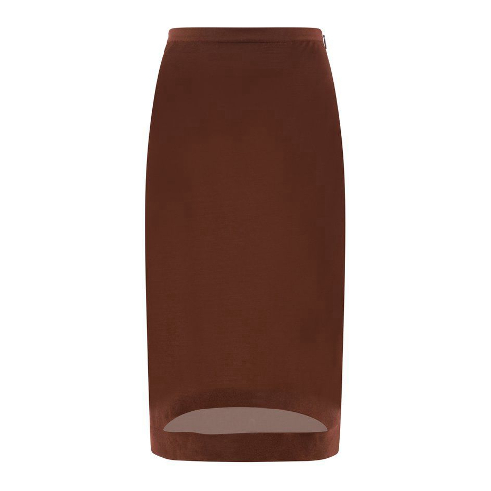 Women's 'Semi-Sheer Wide Hem' Pencil skirt