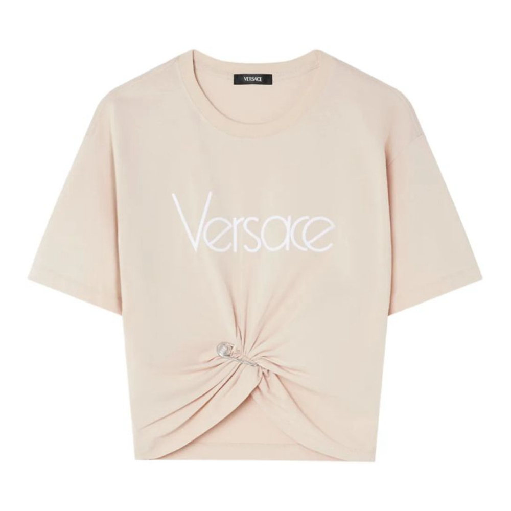 T-Shirt court 'Safety Pin' pour Femmes