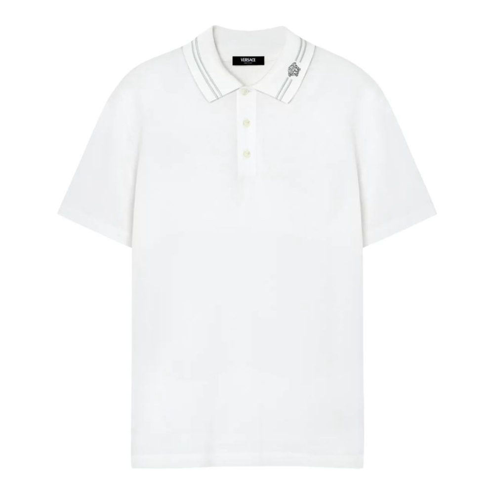 Polo 'Medusa-Embroidered' pour Hommes
