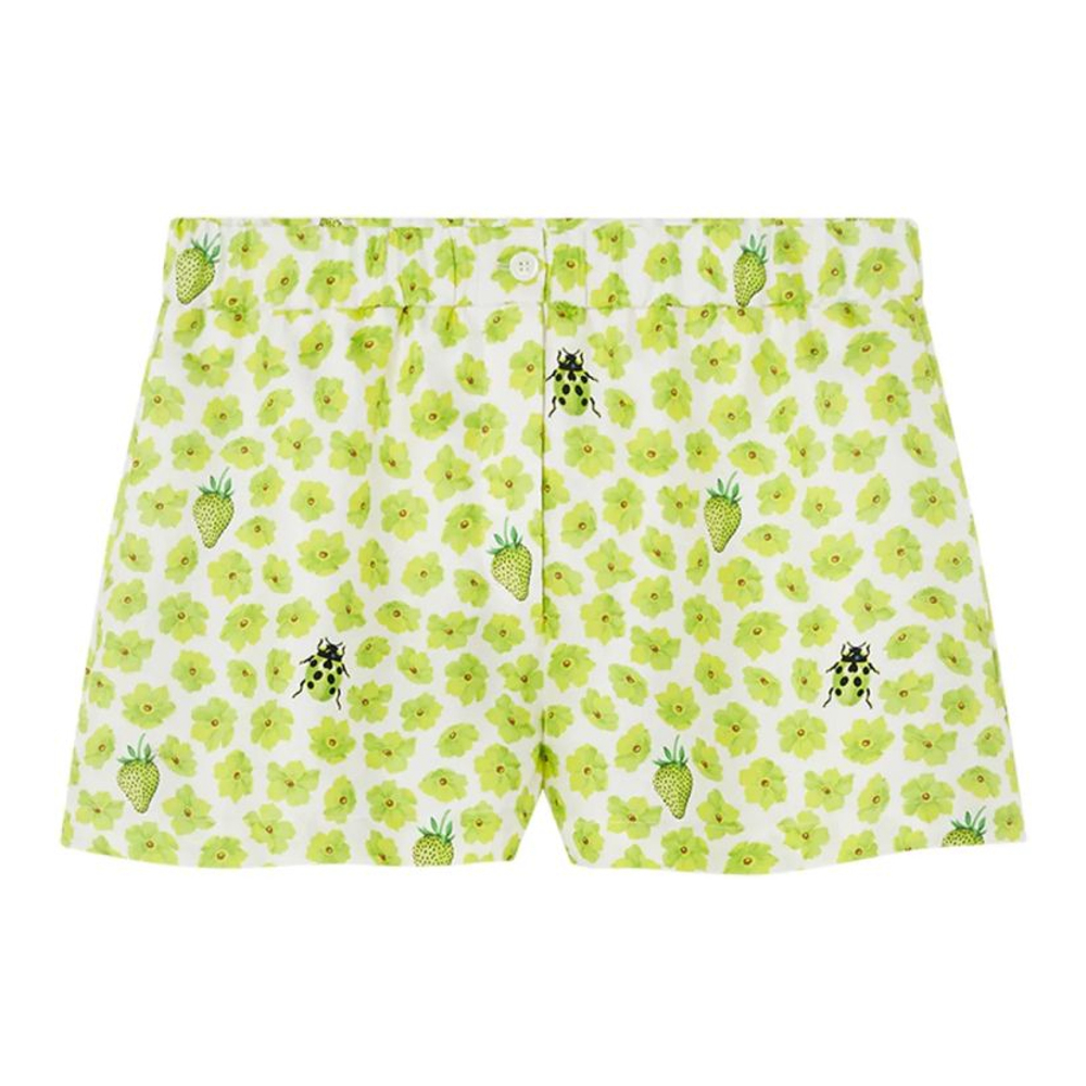 Short 'Floral-Print' pour Femmes