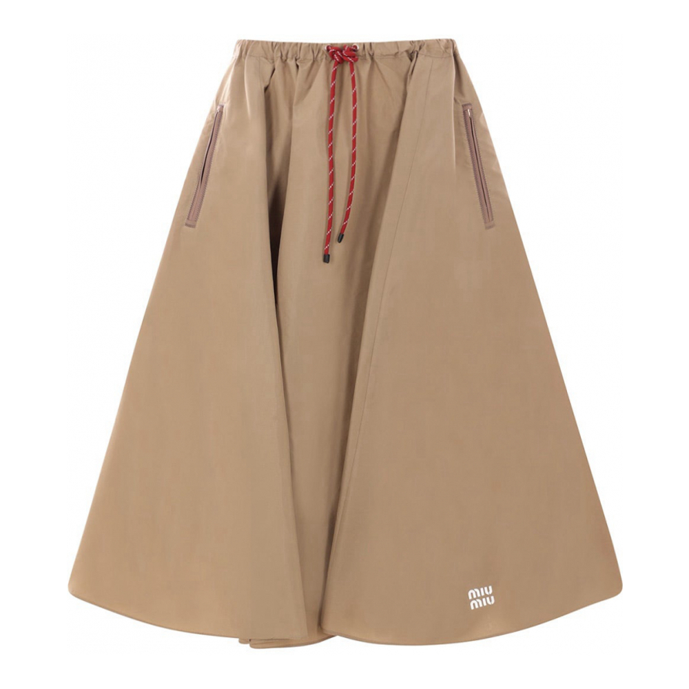 Women's 'Logo' Midi Skirt