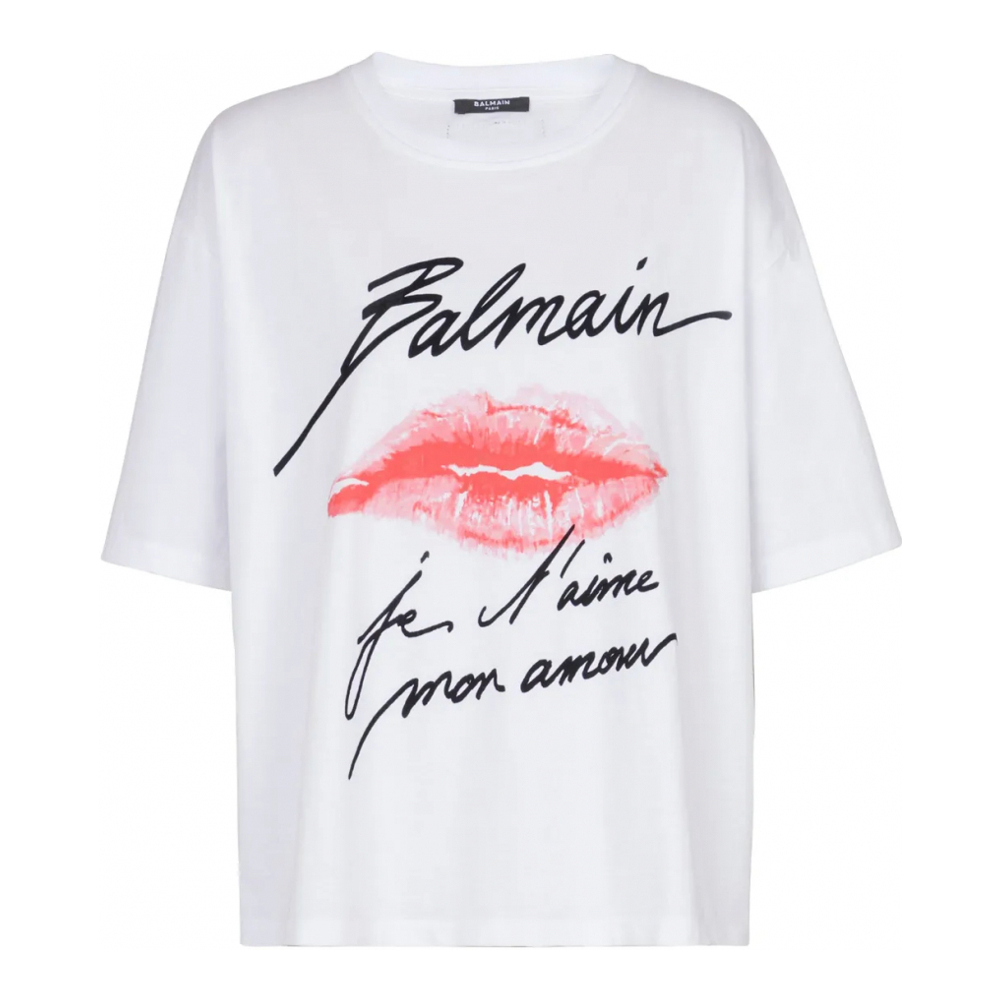 Women's 'Kiss-Print' T-Shirt