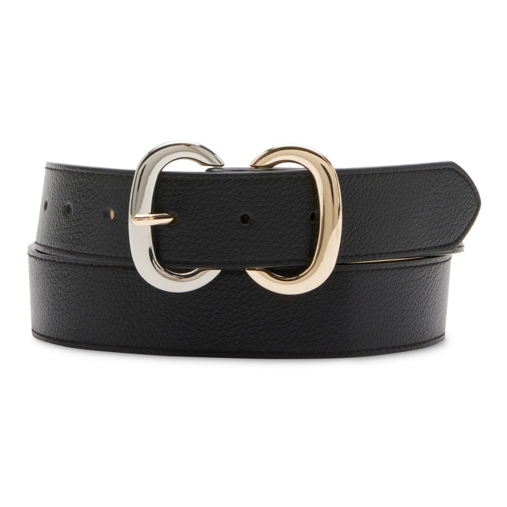 Ceinture 'Two-Tone Double Buckle' pour Femmes