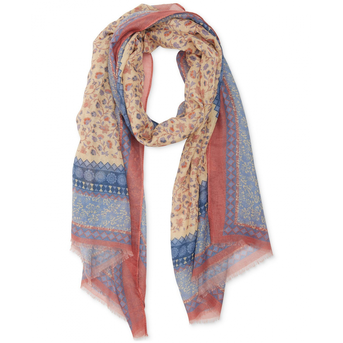 Foulard 'Paisley Bordered Oblong' pour Femmes