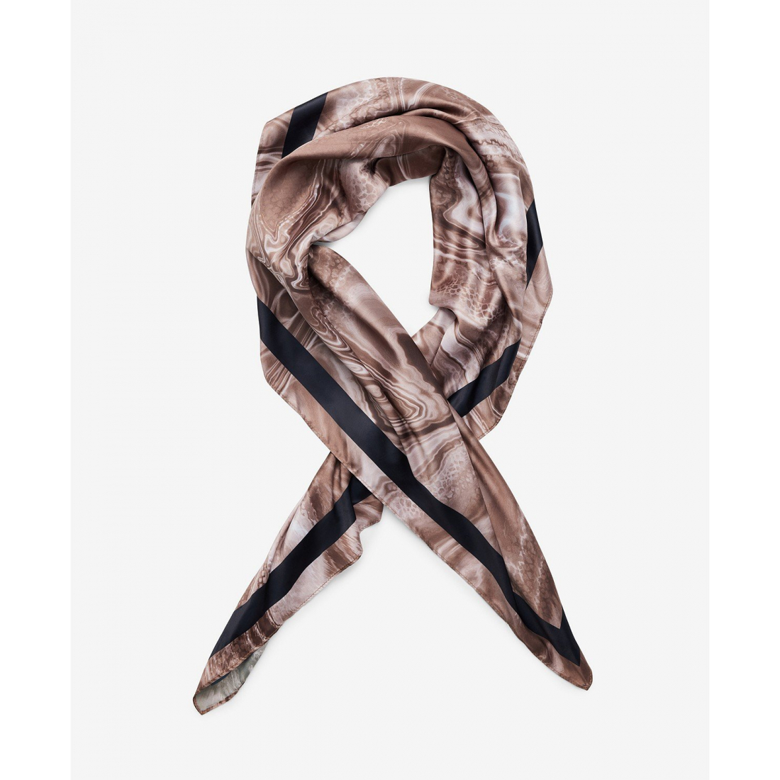 Foulard 'Earth Shatters Marble Pattern Square 2-Pc. Set' pour Femmes