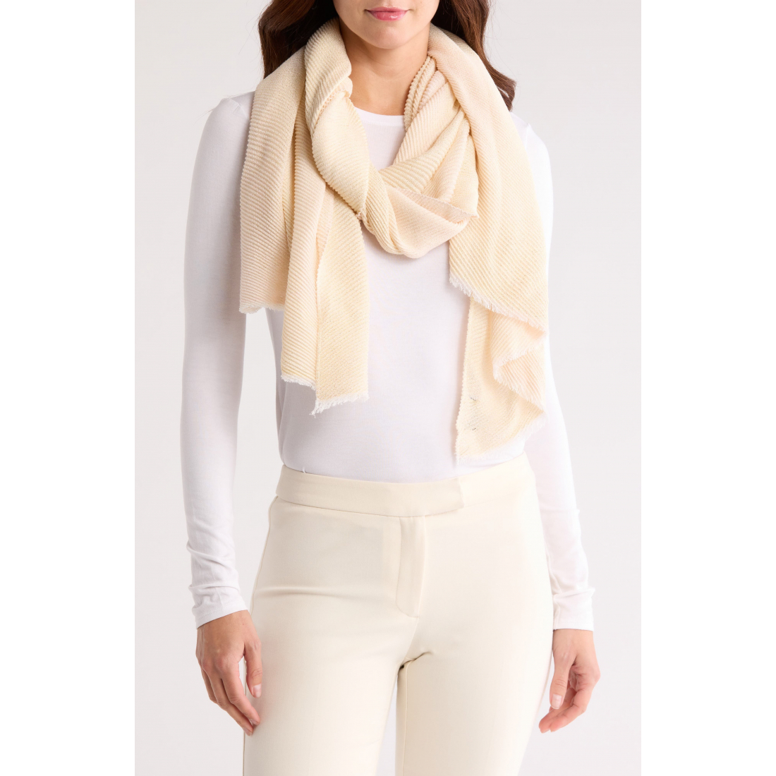 Foulard 'Lurex Rainbow Pleat' pour Femmes