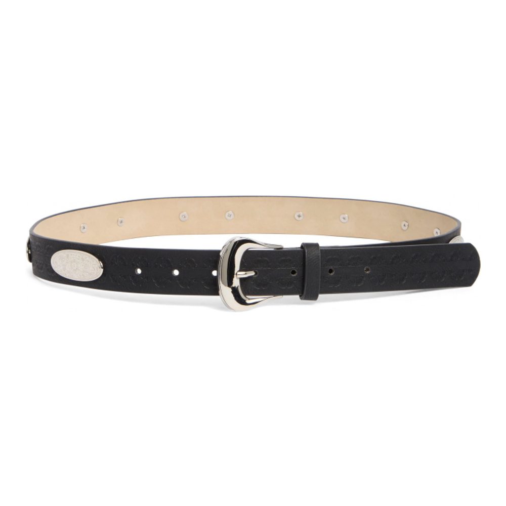 Ceinture 'Oval Concho Burnished Buckle' pour Femmes