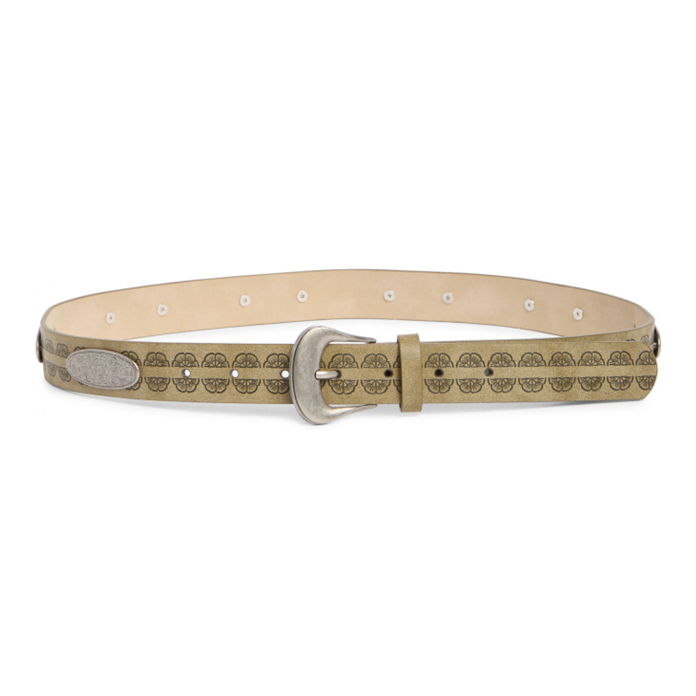 Ceinture 'Oval Concho Burnished Buckle' pour Femmes