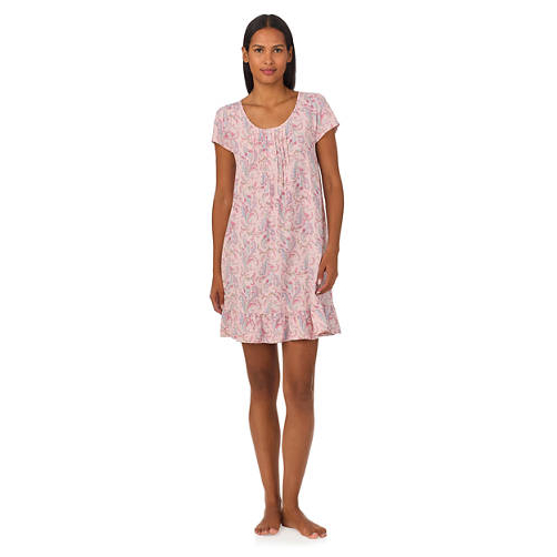 'Flutter Sleeve Short Gown with Flounce' pour Femmes