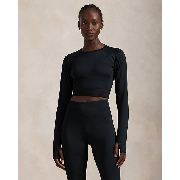 Women's 'Logo-Waistband Cropped' Sweater