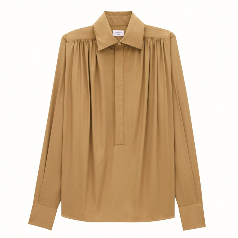 Blouse à manches longues 'Gathered' pour Femmes