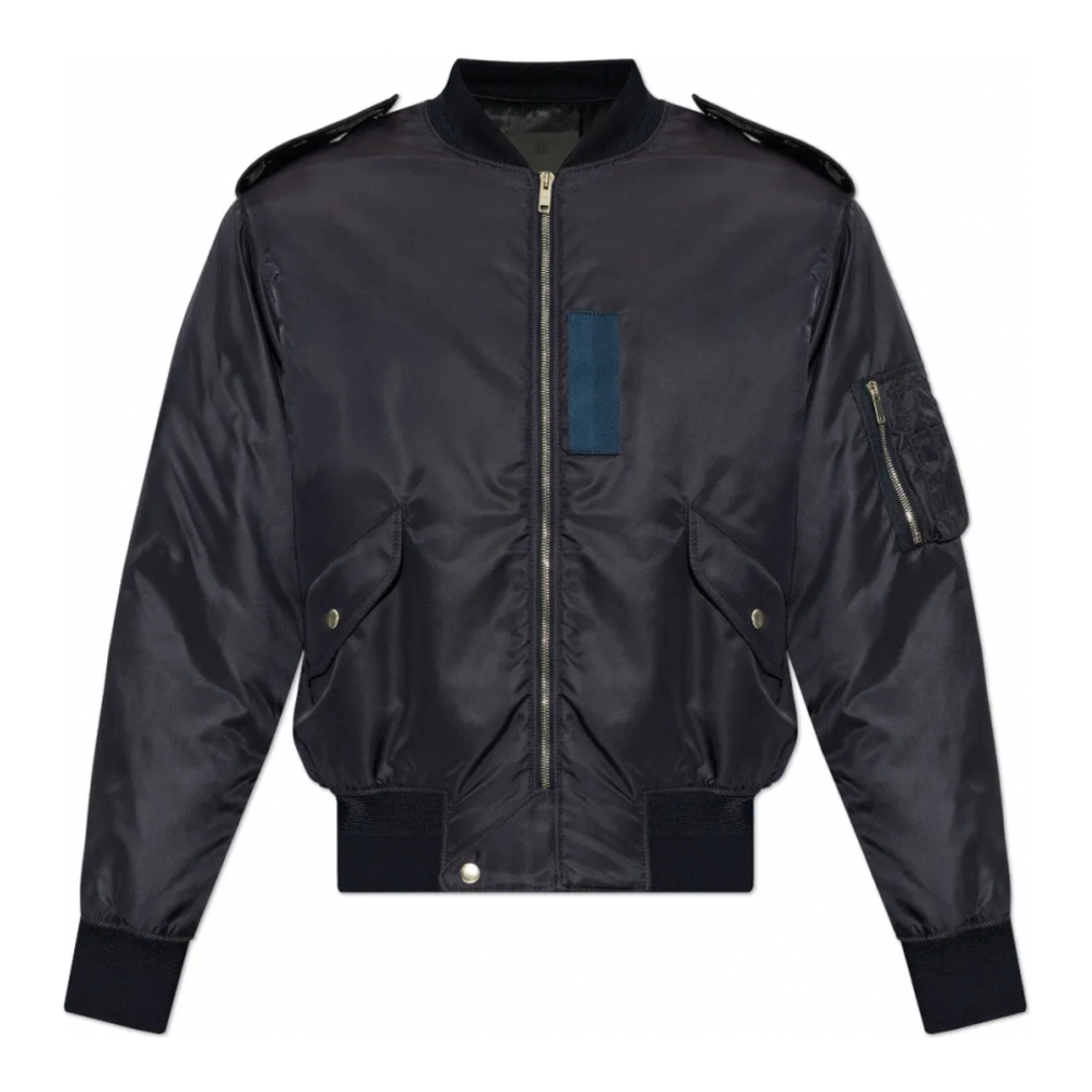 Blouson bomber 'Logo-Embroidered' pour Hommes
