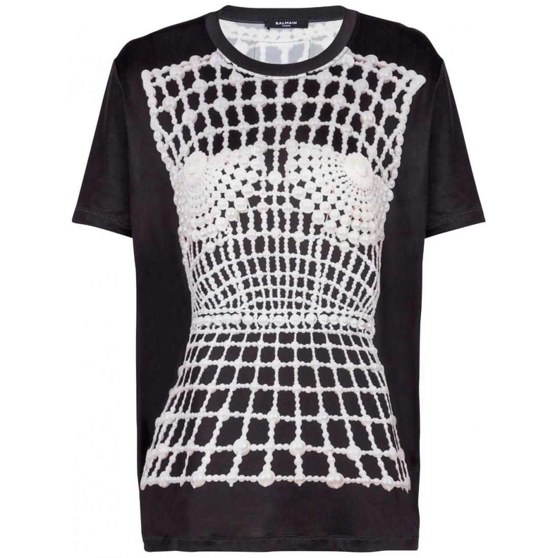 T-shirt 'Trompe L'Oeil-Print' pour Femmes