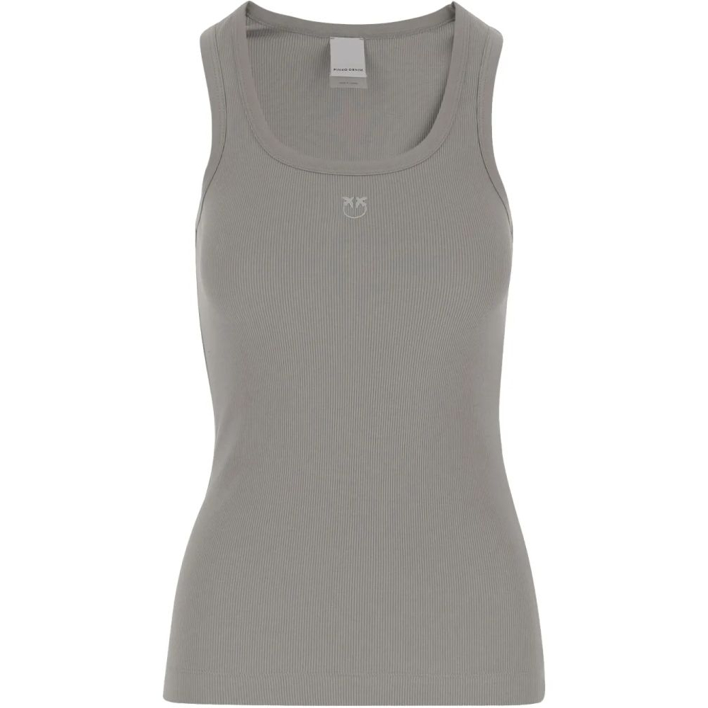 'Logo Buckle' Trägershirt für Damen