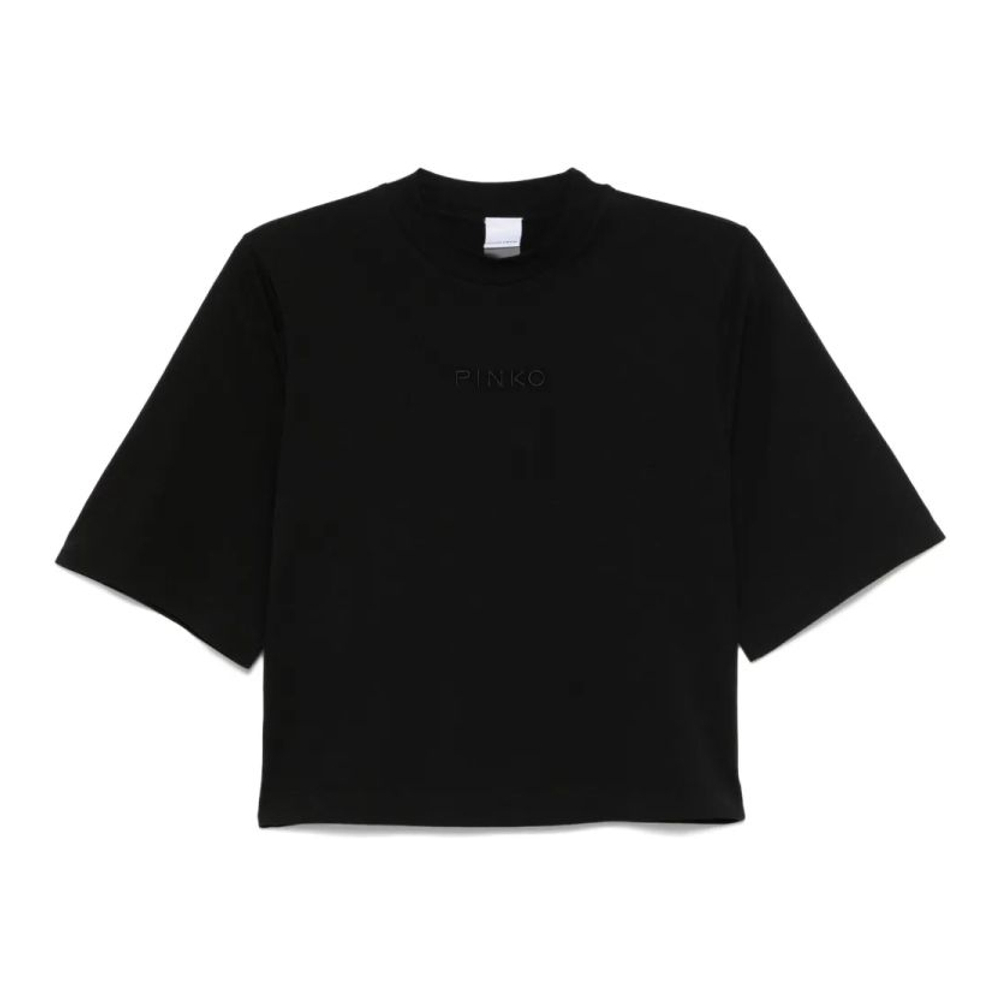 T-shirt 'Embroidered-Logo' pour Femmes