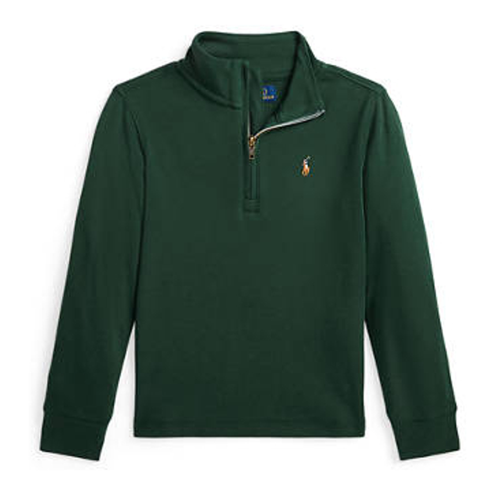 Sweatshirt 'Cotton Interlock Quarter Zip Pullover' pour Petits garçons