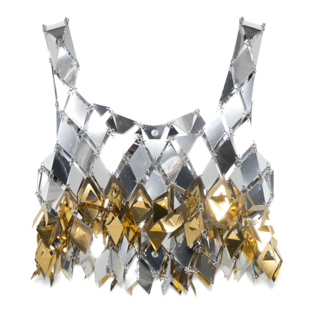 Crop Top 'Spikey-Fringe' pour Femmes