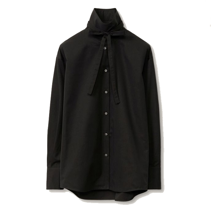 Chemise 'Basic With Collar String Detail' pour Femmes