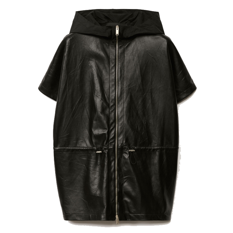 Cape 'Pleated With Taffeta Hood' pour Femmes