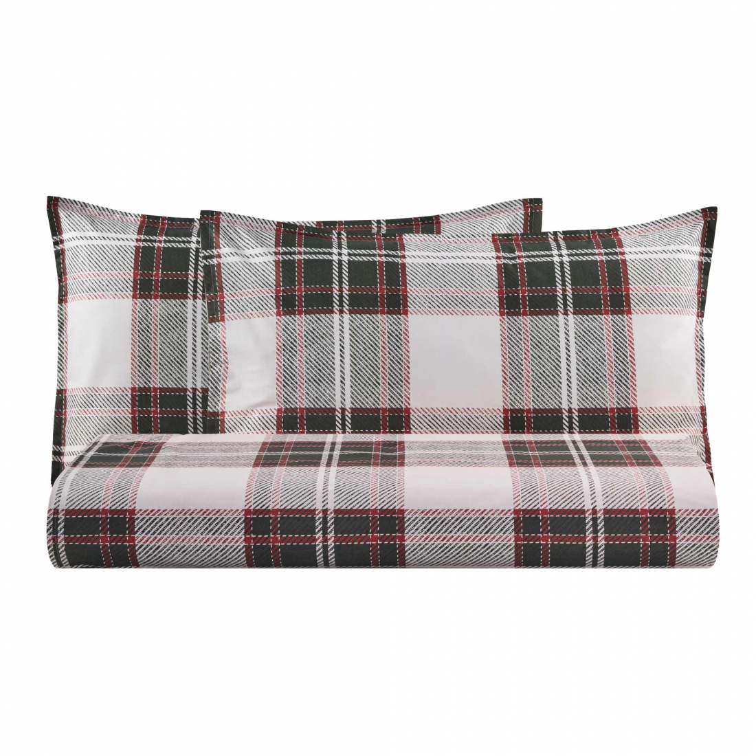 Dolomiti Bettbezug-Set King Size Woods Green 200x250 cm + 80x50 cm