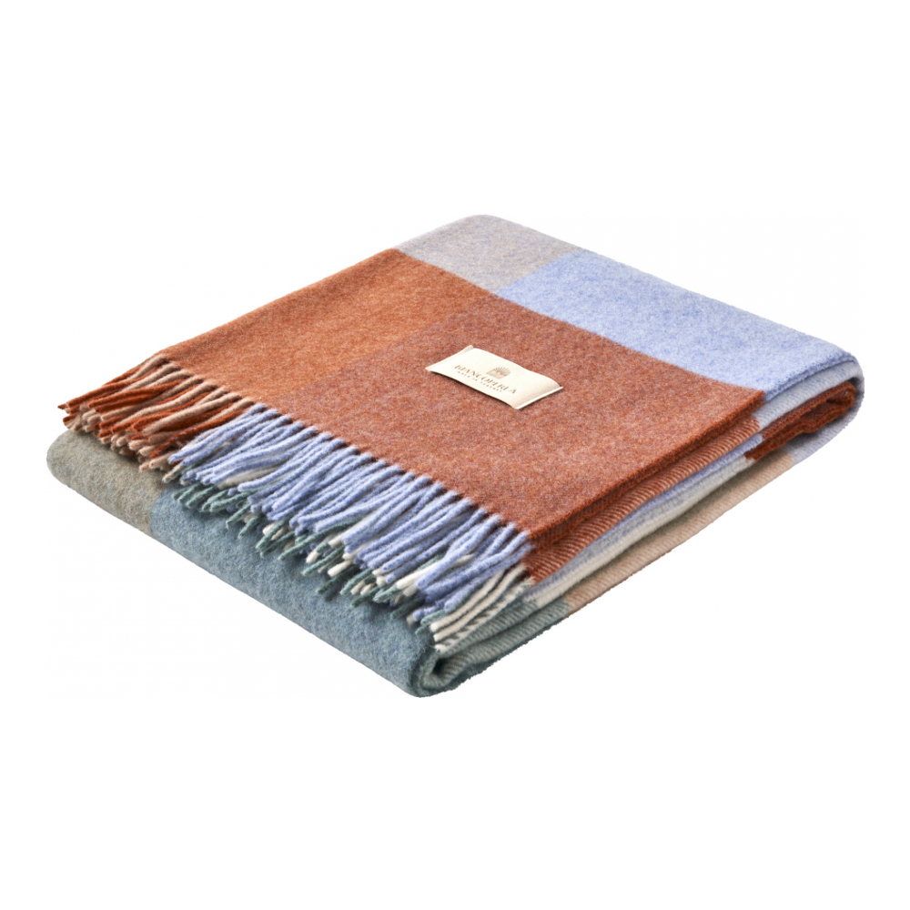 Dover Plaid, Coccio/Light Blue 170x130 cm