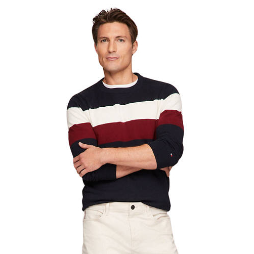 Men's 'Striped Crew Neck' Sweater