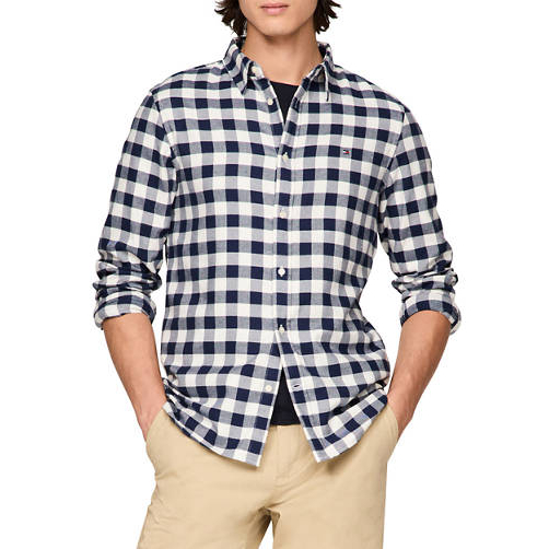 Chemise 'Brushed Gingham' pour Hommes