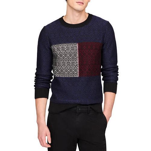 Men's 'Fair Isle Flag Crew Neck' Sweater