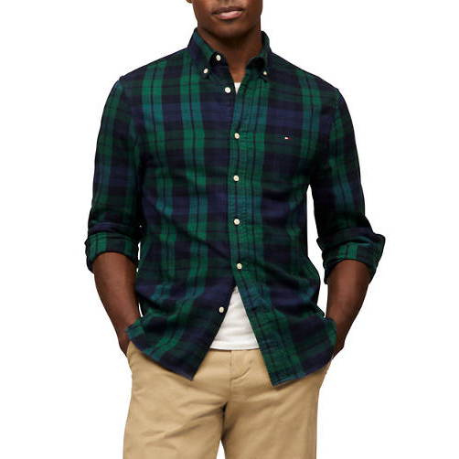 Chemise 'Brushed Plaid' pour Hommes