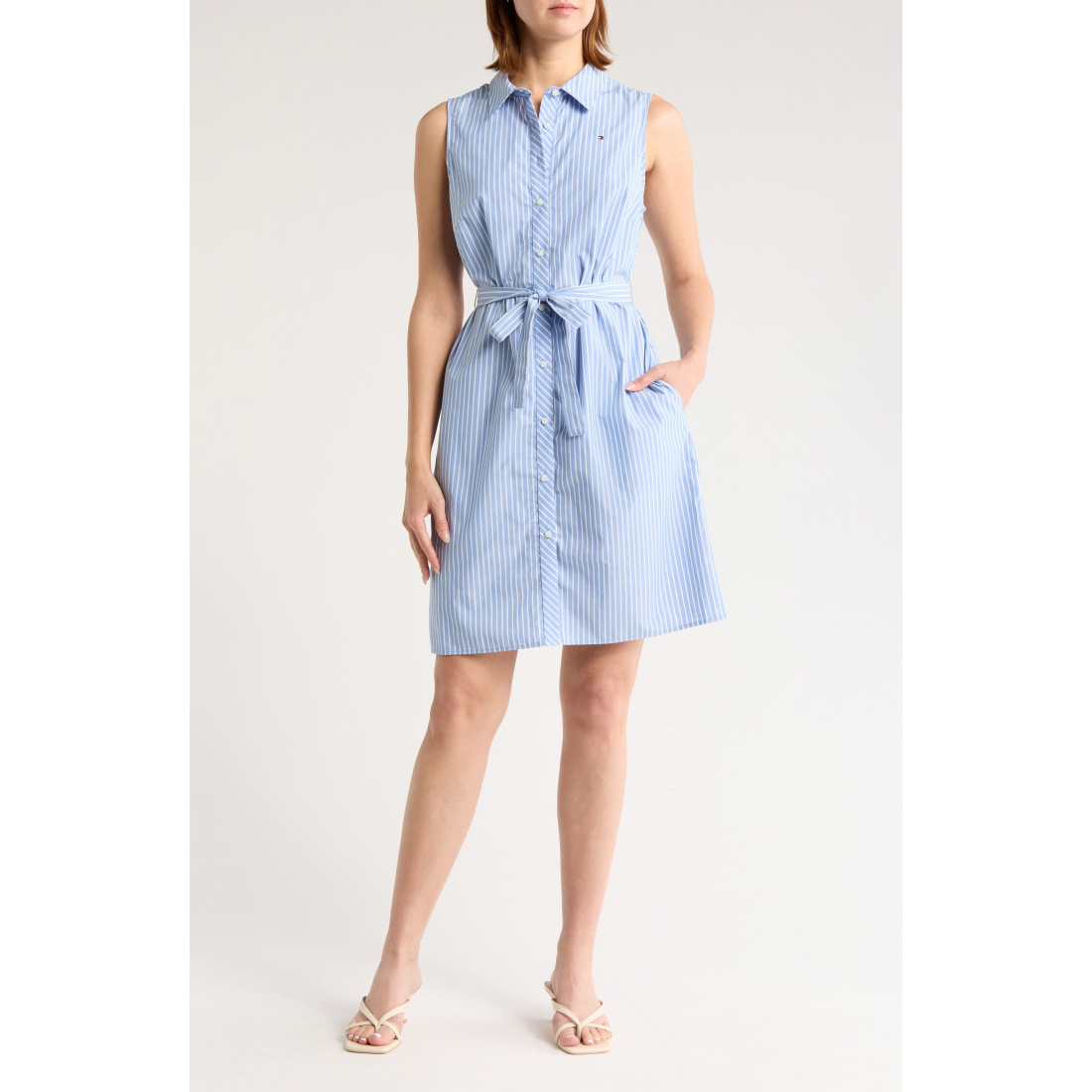 Robe chemise 'Sleeveless' pour Femmes