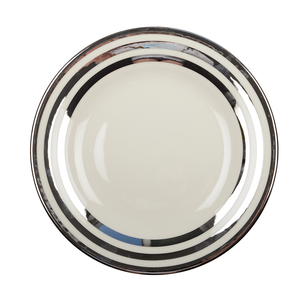 Teller Dreifach Filet Silber