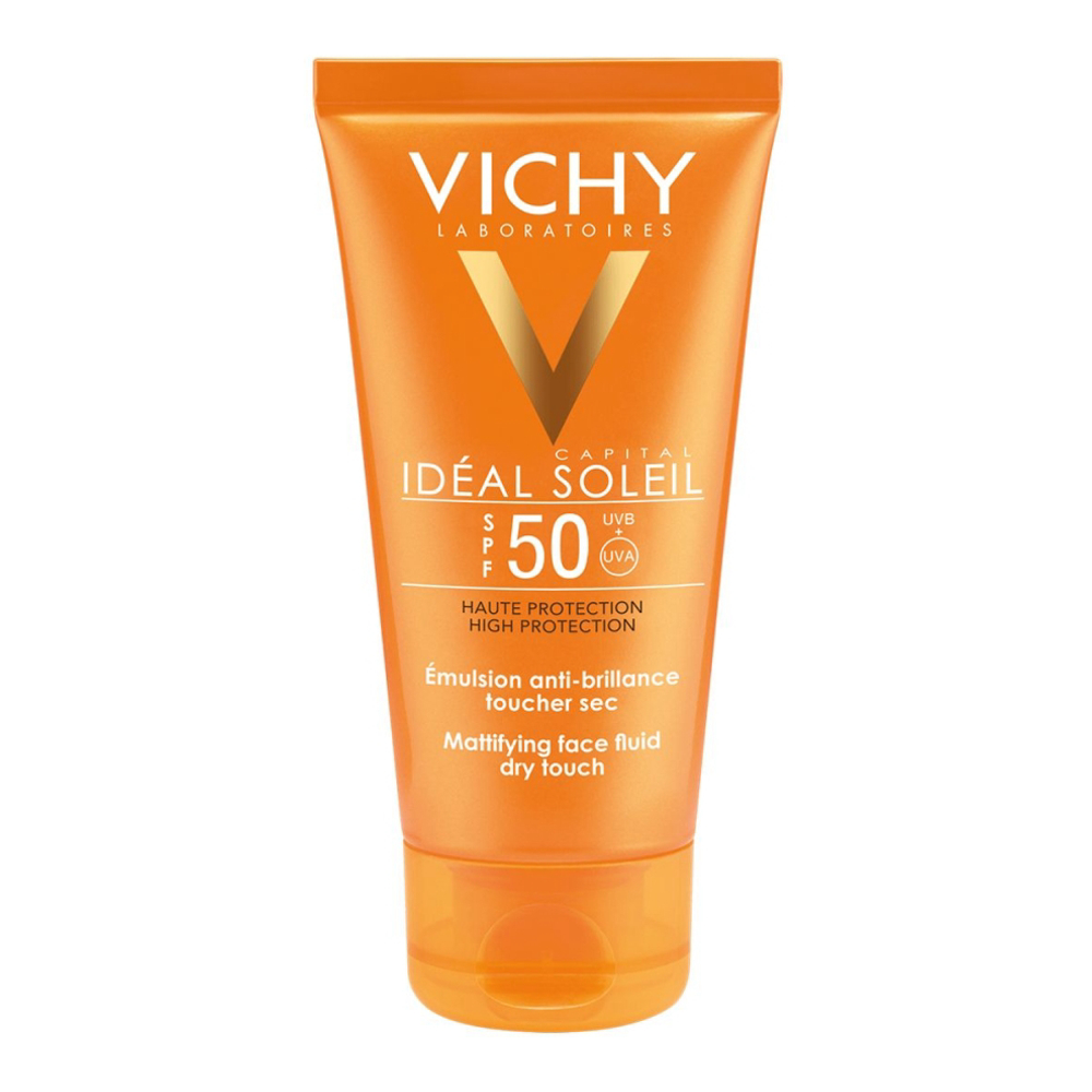'Idéal Soleil Dry Touch SPF50' Gesichtsmattierendes Fluid - 50 ml